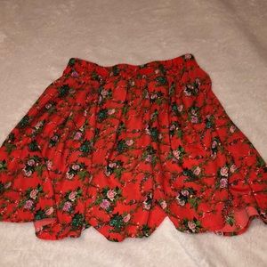 Forever 21 floral skirt
